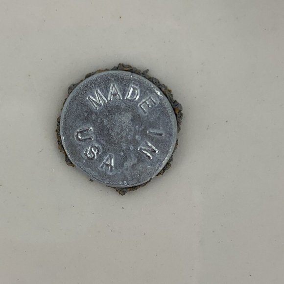 Rouned Handled Serving Plate 9303 Vintage White Gray China 10” Silver Tidbit - Picture 4 of 7